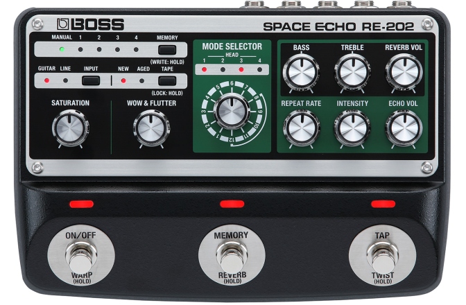 Pedală de delay / reverb Boss RE-202