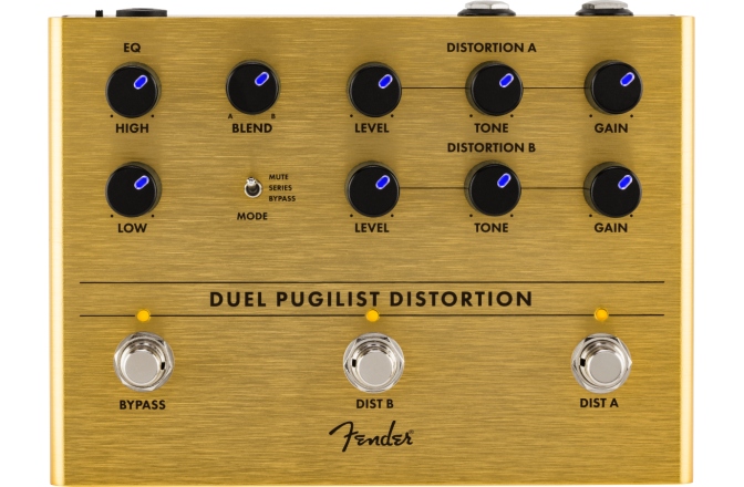 Pedală de Distors Fender Duel Pugilist Distortion