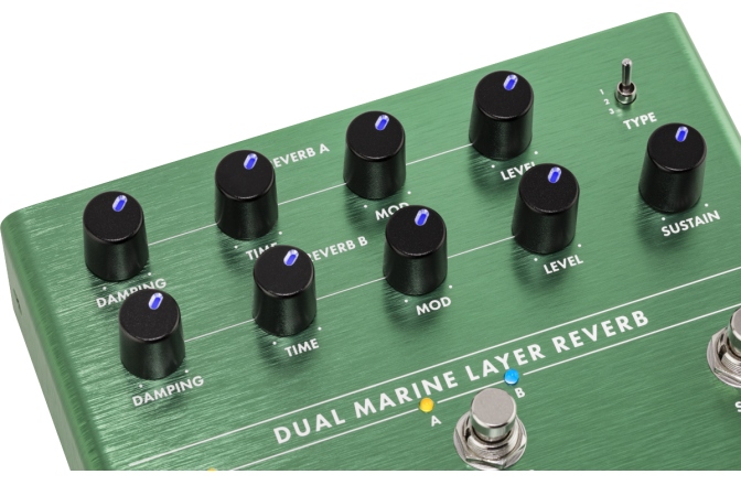 Pedală de Efect pentru Chitară Fender Dual Marine Layer Reverb