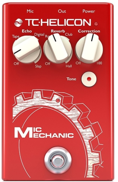 Pedala de efecte pentru voce TC Helicon VoiceTone Mic Mechanic 2