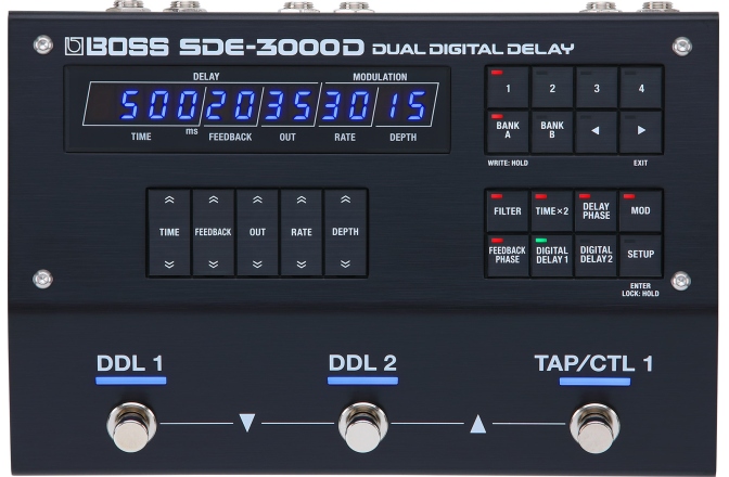 Pedală Delay Boss SDE-3000D Dual Digital Delay