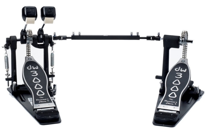 Pedală dublă DW 3000 DWCP3002L Double Bass Pedal Left Handed