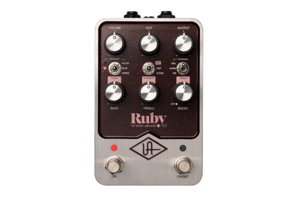 Universal Audio UAFX Ruby 63 Top Boost Amplifier