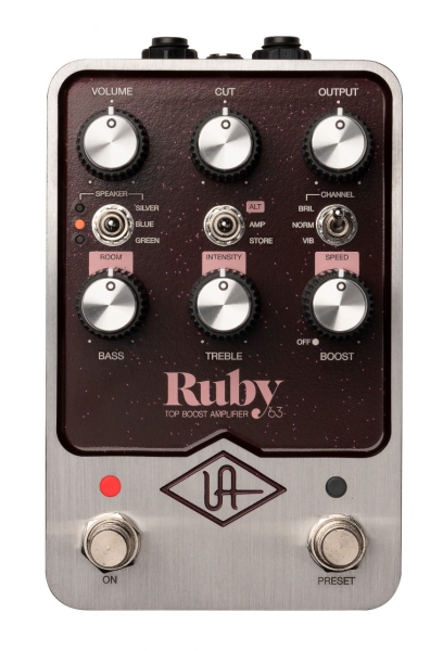 Universal Audio UAFX Ruby 63 Top Boost Amplifier