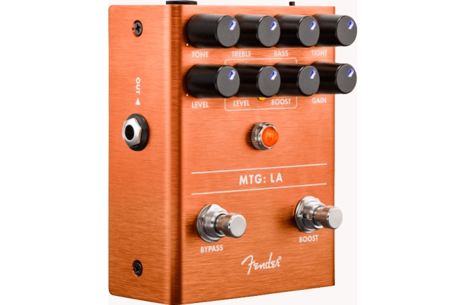 Pedală pentru chitară electrică Fender MTG: LA Tube Distortion
