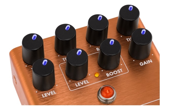 Pedală pentru chitară electrică Fender MTG: LA Tube Distortion