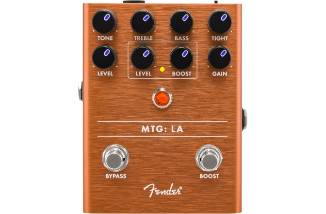Pedală pentru chitară electrică Fender MTG: LA Tube Distortion