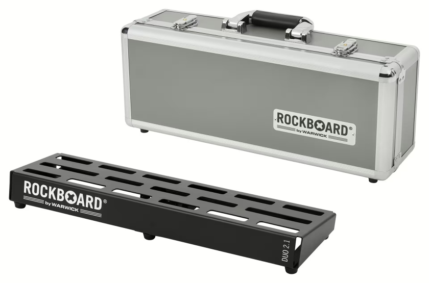 RockBoard DUO 2.1 Pedalboard with Flight Case