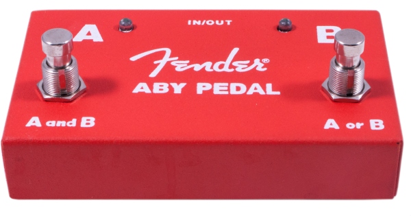 Fender 2-Switch ABY Pedal Red
