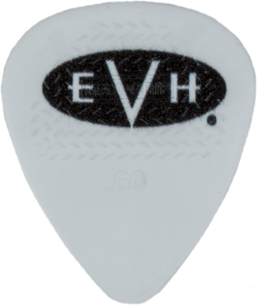 EVH Signature Picks White/Black .60 mm 6 Count
