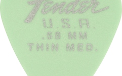 Pene de Chitară Fender Dura-Tone 351 Shape .58 Surf Green 12-Pack