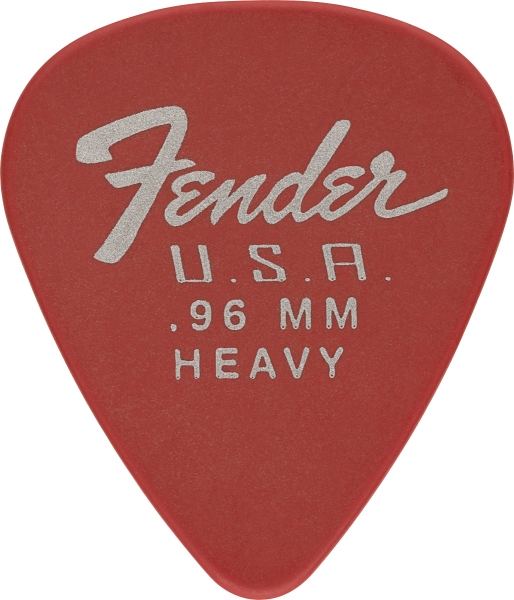 Fender Dura-Tone 351 Shape .96 Fiesta Red 12-Pack