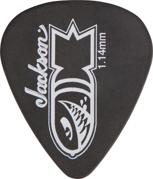Jackson 351 Bomb Picks Black Extra Heavy 1.14mm