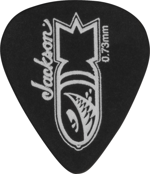 Jackson 351 Bomb Picks Black Medium .73mm