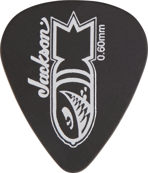 Jackson 351 Bomb Picks Black Thin/Med .60mm