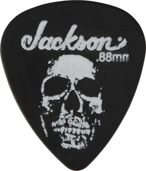 Jackson 451 Skull Picks Black Med/Heavy .88mm