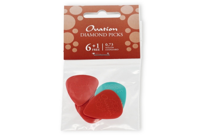 Pene de chitara Ovation Pene 0,73 mm red