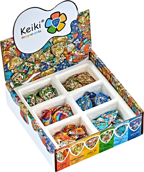 Ortega KEIKI Designer Picks Display - 150 pcs.