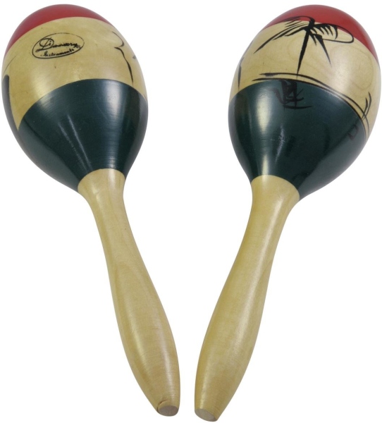 Dimavery Maracas Jamaika, wood 2x
