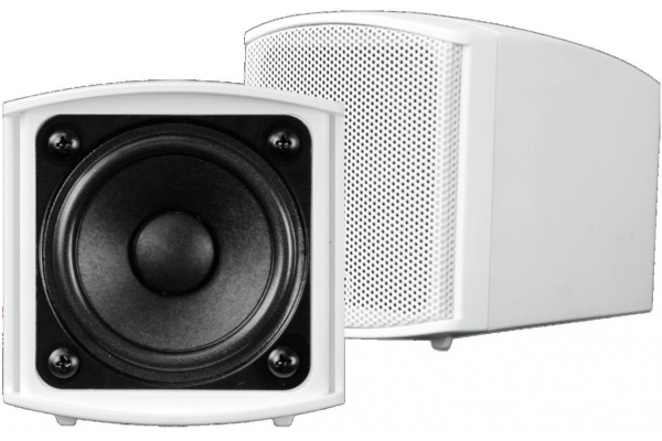 Omnitronic OD-2 Wall Speaker 8Ohms white 2x
