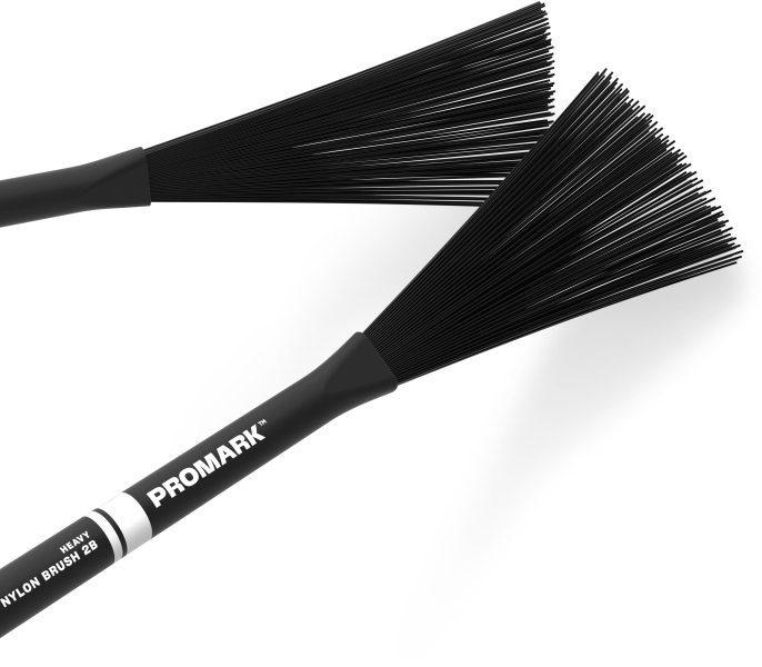 Promark Heavy Nylon Brushes 2B Black
