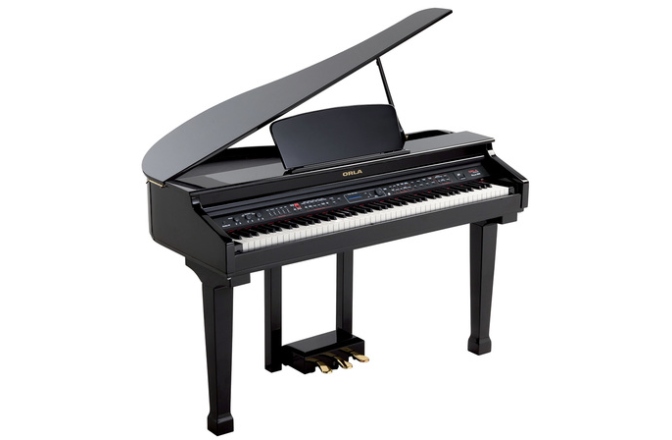 Pian digital cu coadă Orla GRAND 120 Black with Fatar keyboard