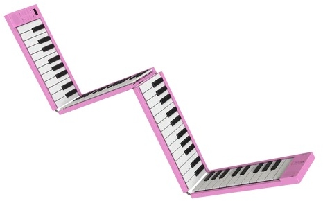 Carry-On Folding Piano 88 Keys Pink