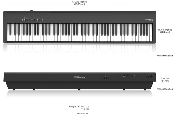 Pian digital Roland FP-30X BK