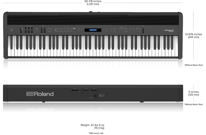 Pian digital Roland FP-60X BK