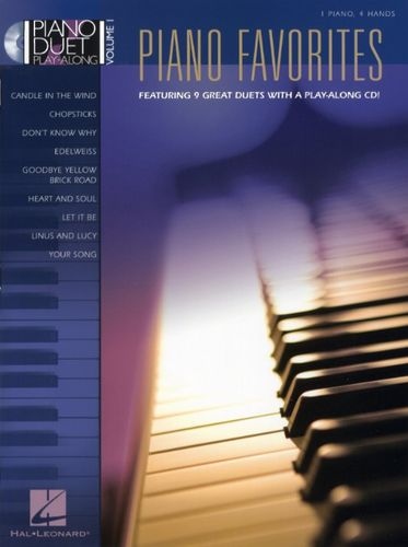 PIANO DUET PLAY-ALONG VOLUME 1 PIANO FAVOURITES PF BOOK/CD