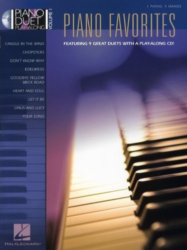 PIANO DUET PLAY-ALONG VOLUME 1  PIANO FAVOURITES PF BOOK/CD