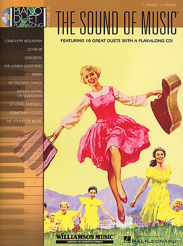 PIANO DUET PLAY-ALONG VOLUME 10 THE SOUND OF MUSIC PF DUET BK/CD