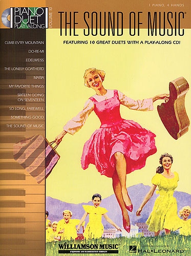 PIANO DUET PLAY-ALONG VOLUME 10  THE SOUND OF MUSIC PF DUET BK/CD