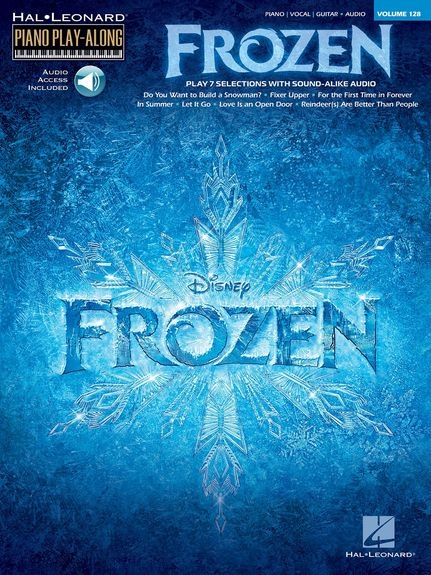 PIANO PLAY ALONG VOLUME 128 FROZEN PF BOOK & ONLINE AUDIO