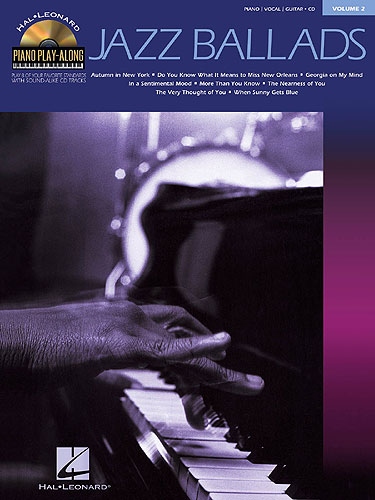 PIANO PLAY-ALONG VOLUME 2  JAZZ BALLADS PVG PF BOOK/CD