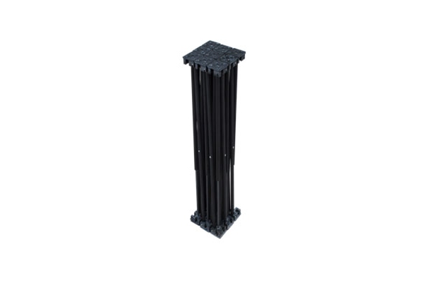 Alustage Spider Riser 1x1 60cm Black