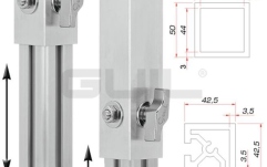 Picior telescopic pentru elementul de scenă TM-440 GUIL PTA-440/30-40 Telescopic Foot
