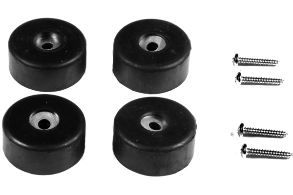 rubber feet (incl. screws) - for cajons (4 pieces) rubber feet (incl. screws) - for cajons (4 pieces)