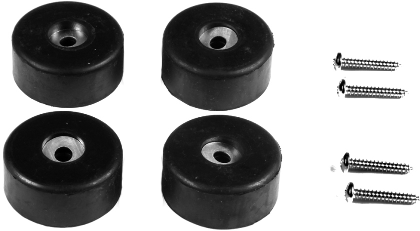 Meinl rubber feet (incl. screws) - for cajons (4 pieces)