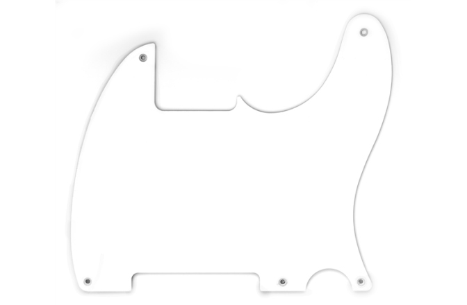 Pickguard Fender 50's Esquire Pickguard White 1-Ply 5-Hole Mount