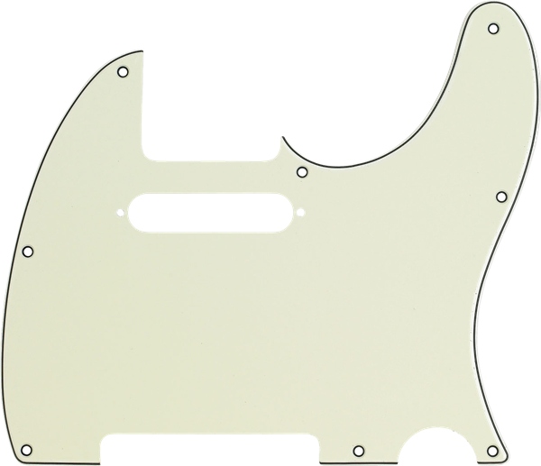 Fender Pickguard Telecaster 8-Hole Mount Mint Green 3-Ply