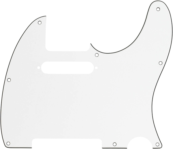 Fender Pickguard Telecaster 8-Hole Mount Parchment 3-Ply