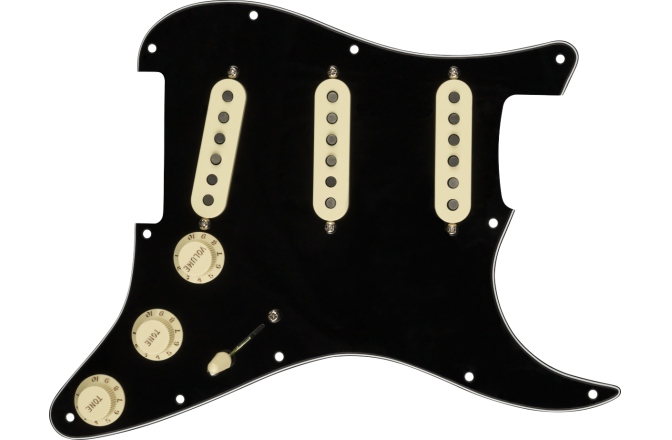 Pickguard  Fender Pre-Wired Strat Pickguard Custom Shop Texas Special SSS Black 11 Hole PG