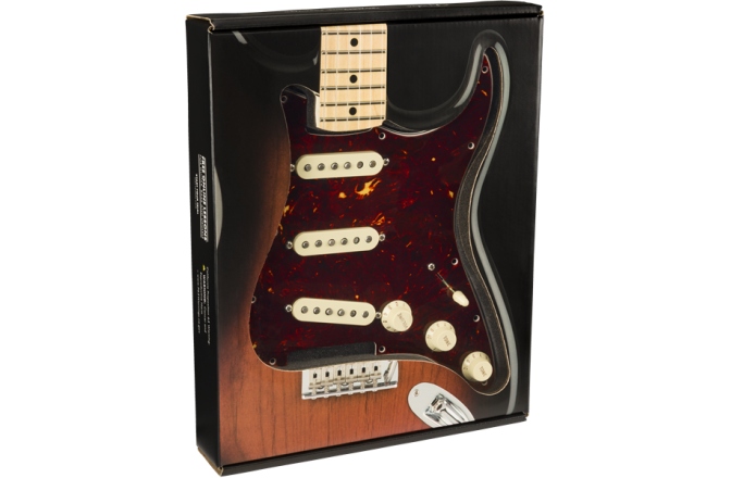 Pickguard  Fender Pre-Wired Strat Pickguard Original '57/'62 SSS Tortoise Shell 11 Hole PG