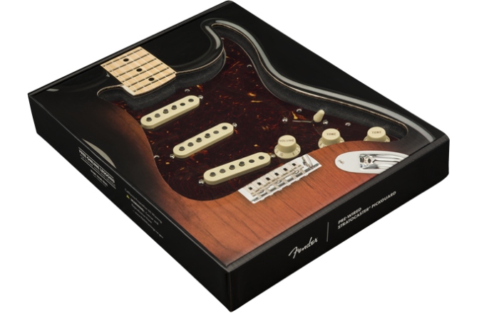 Pickguard Fender Pre-Wired Strat Pickguard Tex-Mex SSS Tortoise Shell 11 Hole PG