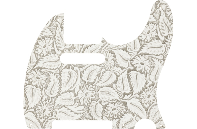 Pickguard Fender Waylon Jennings Leather Telecaster Pickguard White