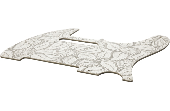 Pickguard Fender Waylon Jennings Leather Telecaster Pickguard White