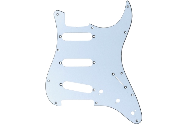 Pickguard Stratocaster alb, 3 straturi