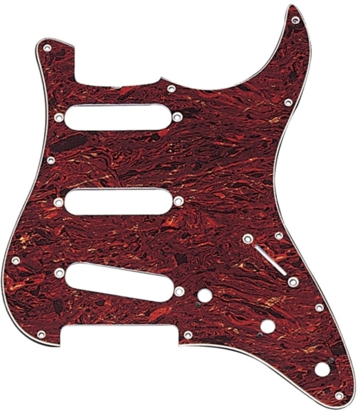 Partsland Pickguard Stratocaster tortoise, 3 straturi