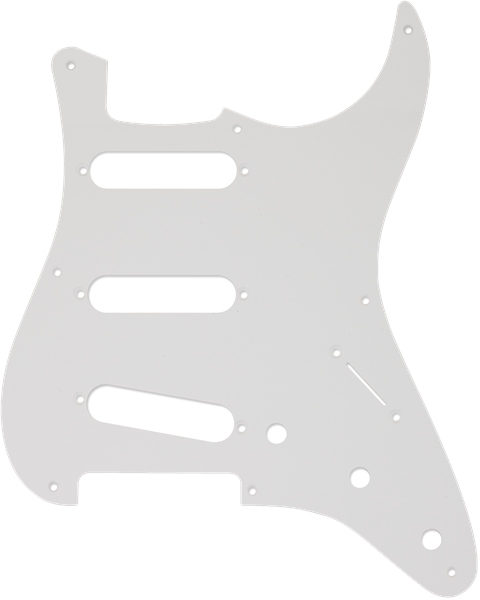 Fender Pickguard Stratocaster S/S/S 8-Hole Mount White